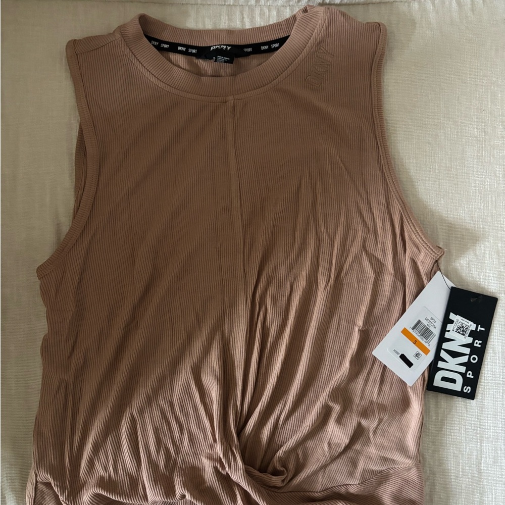 Women's DKNY Tan Sports Top